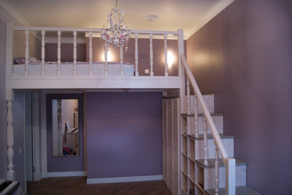 Планировка офиса с антресолью