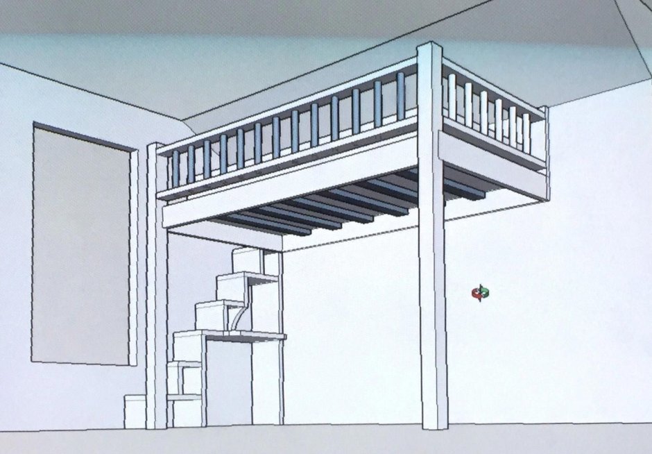 Антресоли в прихожей