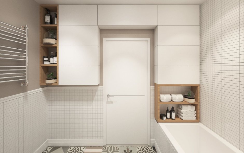 Антресоль с люком снизу