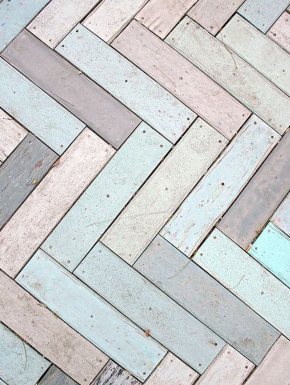 Голубой паркет