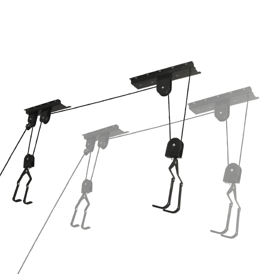 Крепление лебедки к потолку