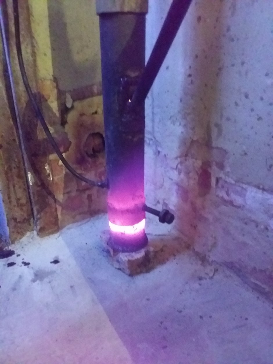 Отопление гаража отработкой