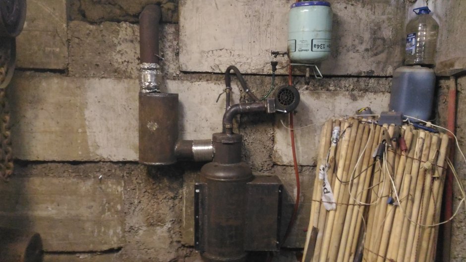 Теплообменник для отопления гаража своими руками