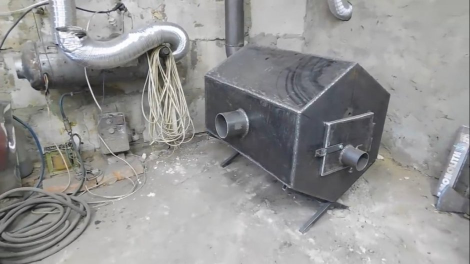 Приставка на отработке на печку Купер ок 15