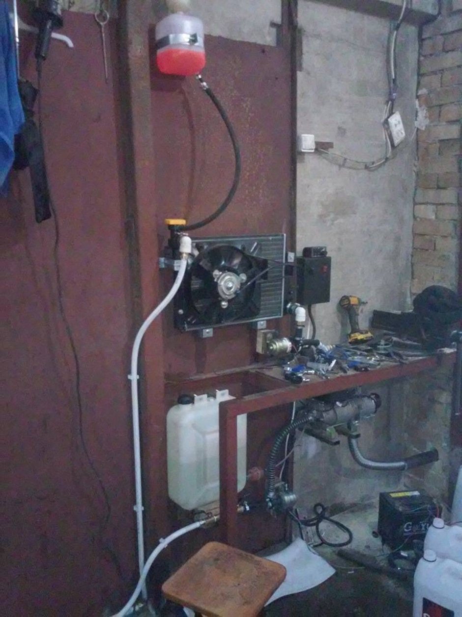 Отопление гаража 100м2