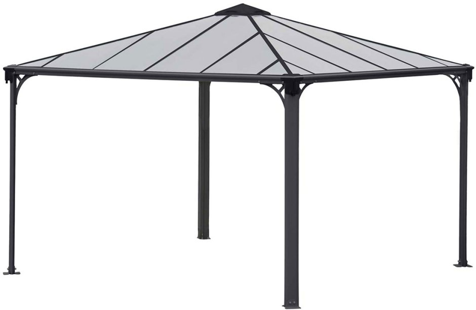 Открытая беседка Gazebo Palermo 3000 (серый) (702425)