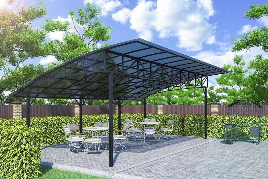 Шатер-тент 17001а 3*3*2,5м стальной каркас