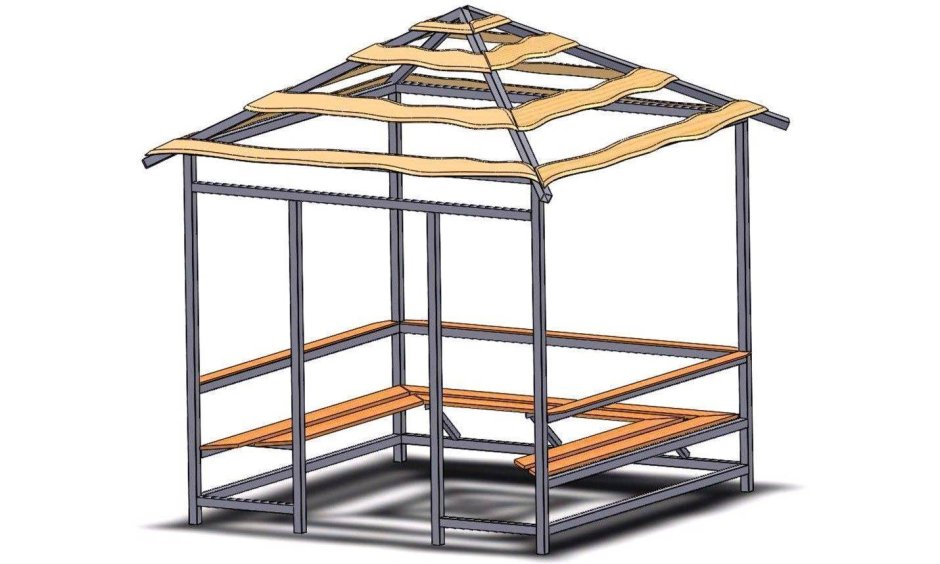 Навес для машины в японском стиле