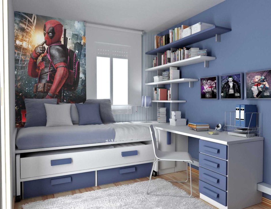 Обстановка в комнате подростка