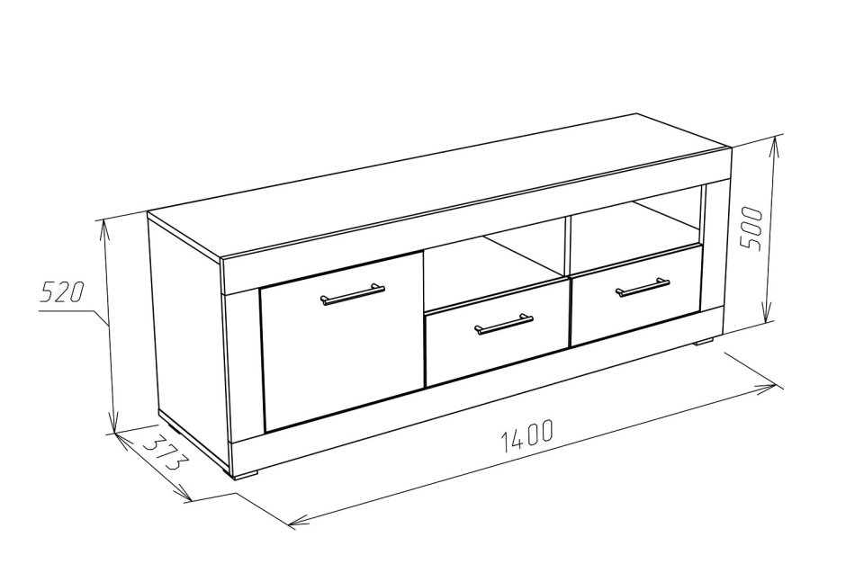 Подвесная тумба под телевизор