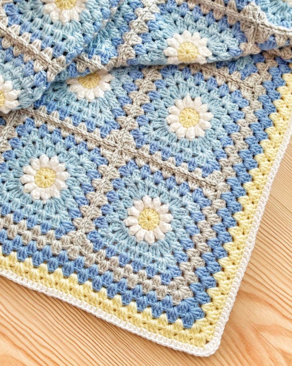 Плед Бабушкин квадрат