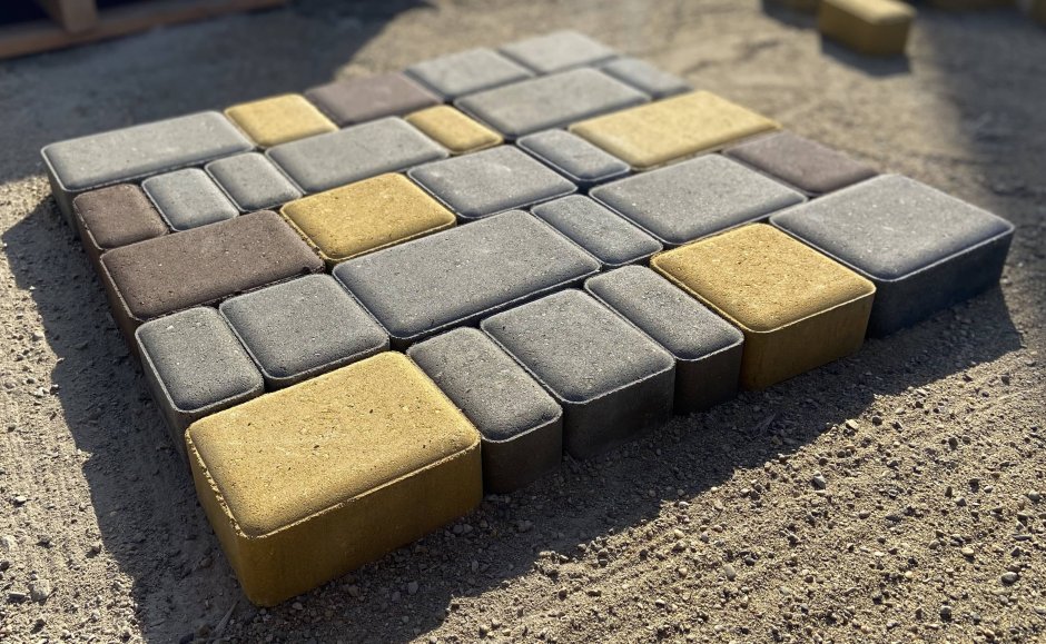 Тротуарная плитка кирпичик 200х100х60