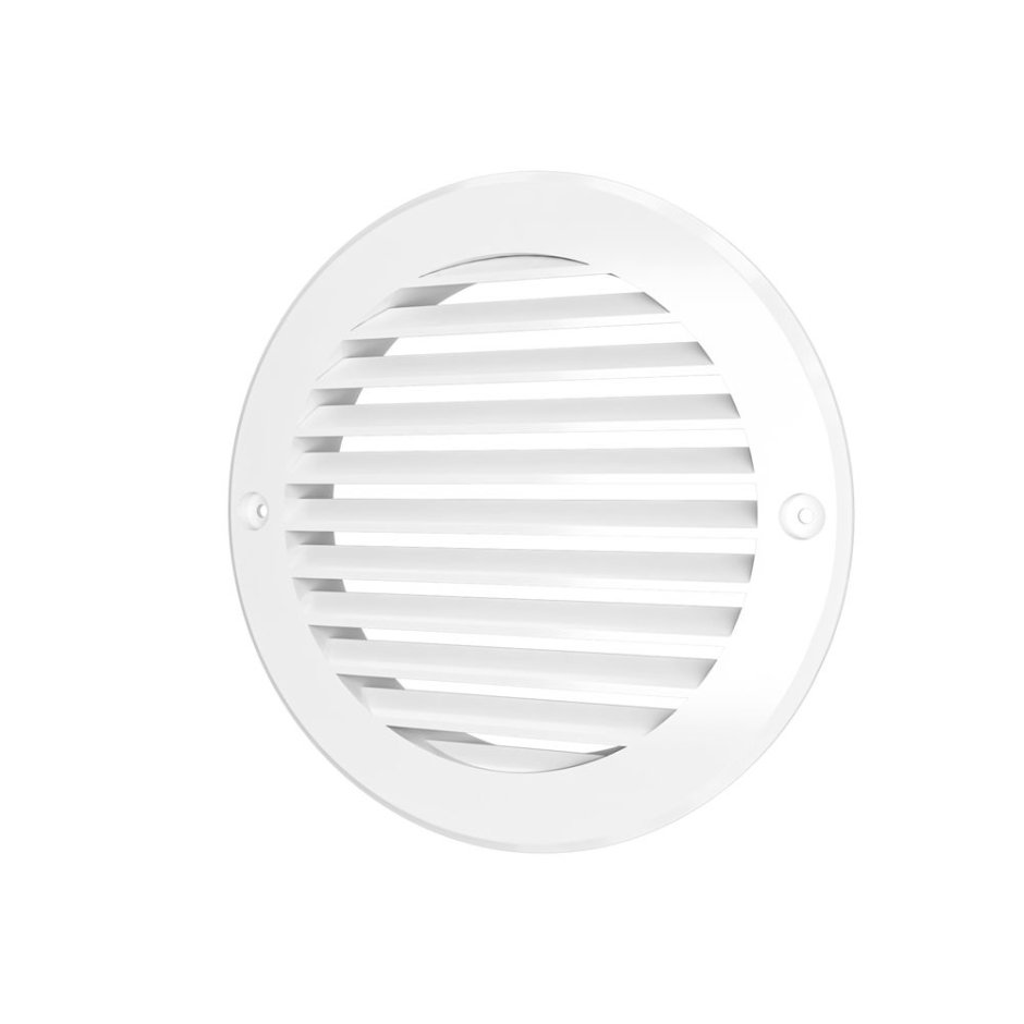 10ркн кор.решетка наружная вентил.круглая d130 с фланцем d100 Asa кор