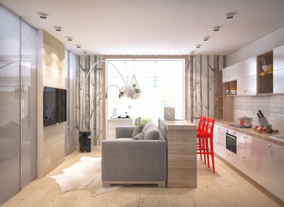 Евродвушка пик планировка 40 кв