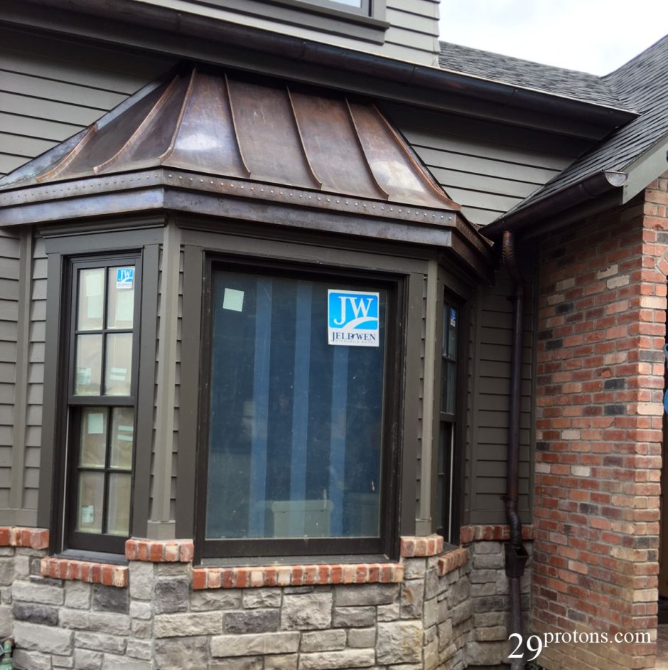 Отделка фасада камнем