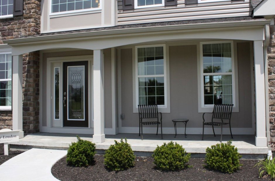 Французские окна в частном доме