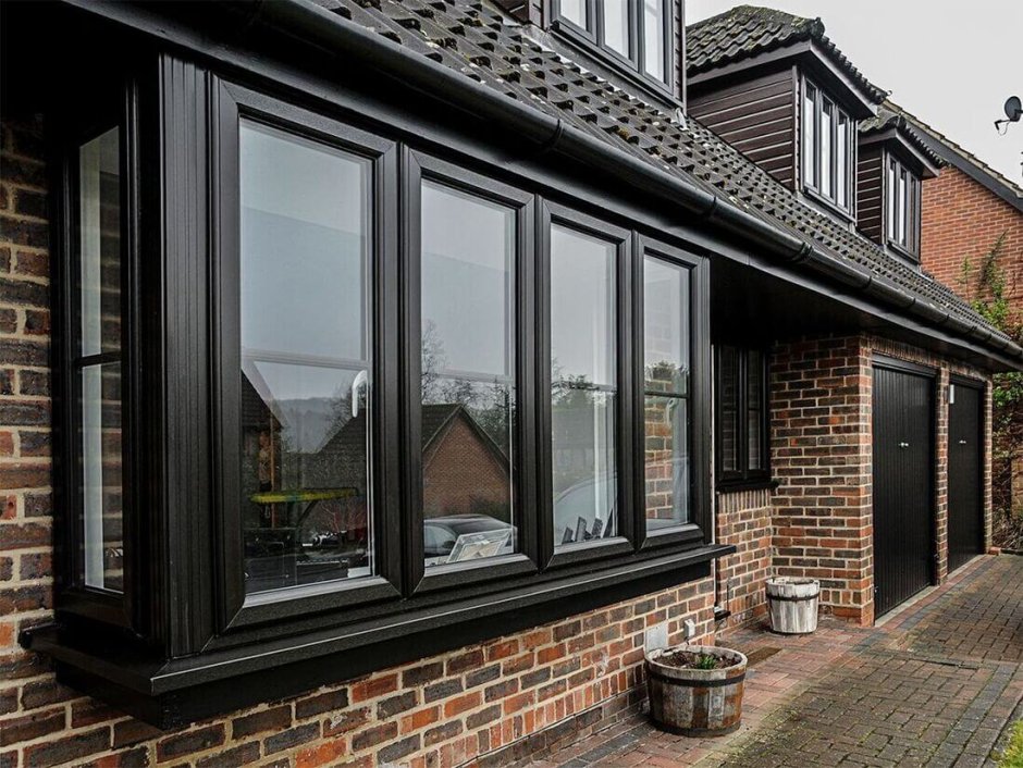 Шпросы тёмный дуб Rehau