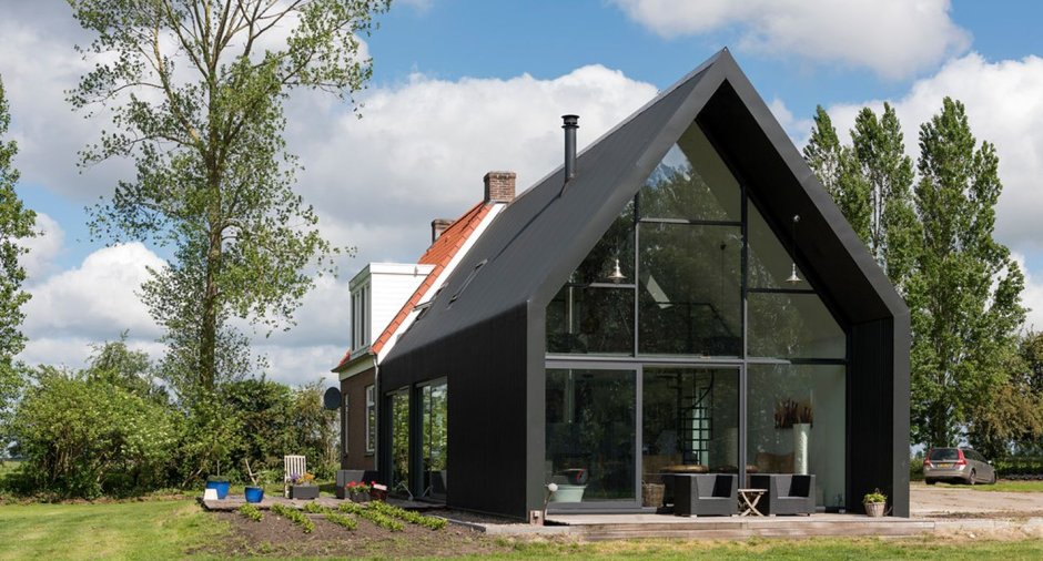 Голландия дома с треугольными крышами