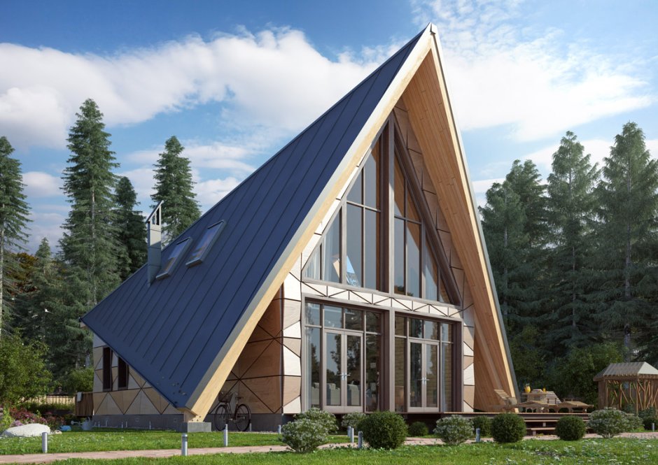 Барнхаус шалаш проект