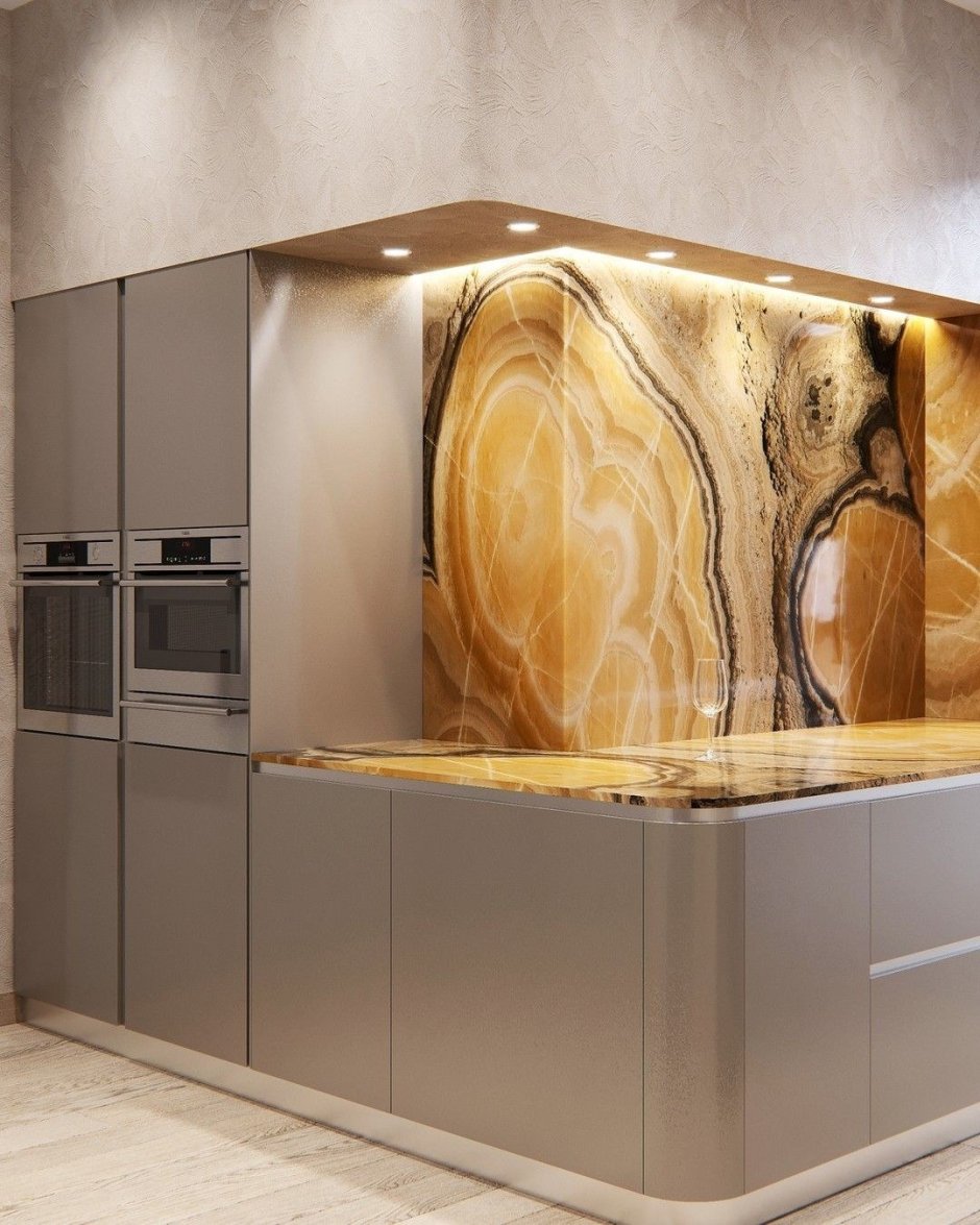 Мраморный пол Оникс