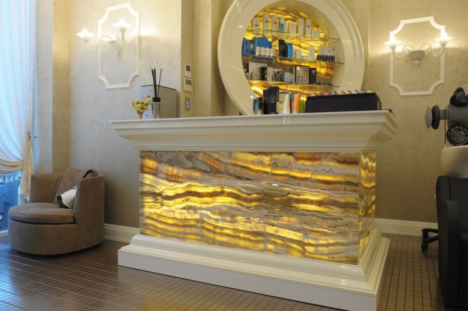 Гибкий камень в интерьере