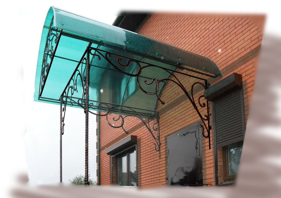 Козырек из поликарбоната