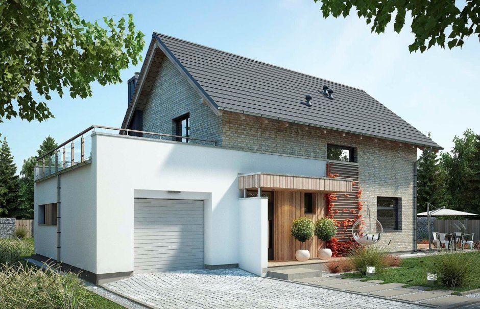 Дом двухэтажный с гаражом z500