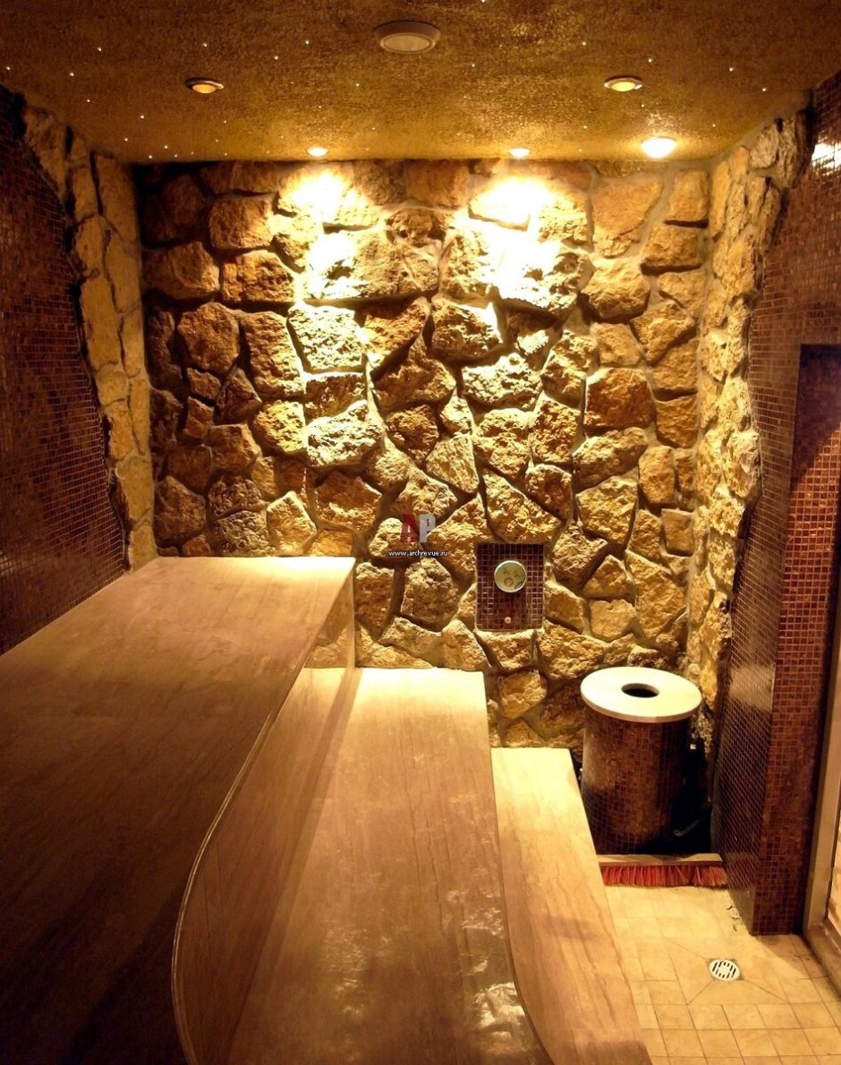 Камень для отделки сауны