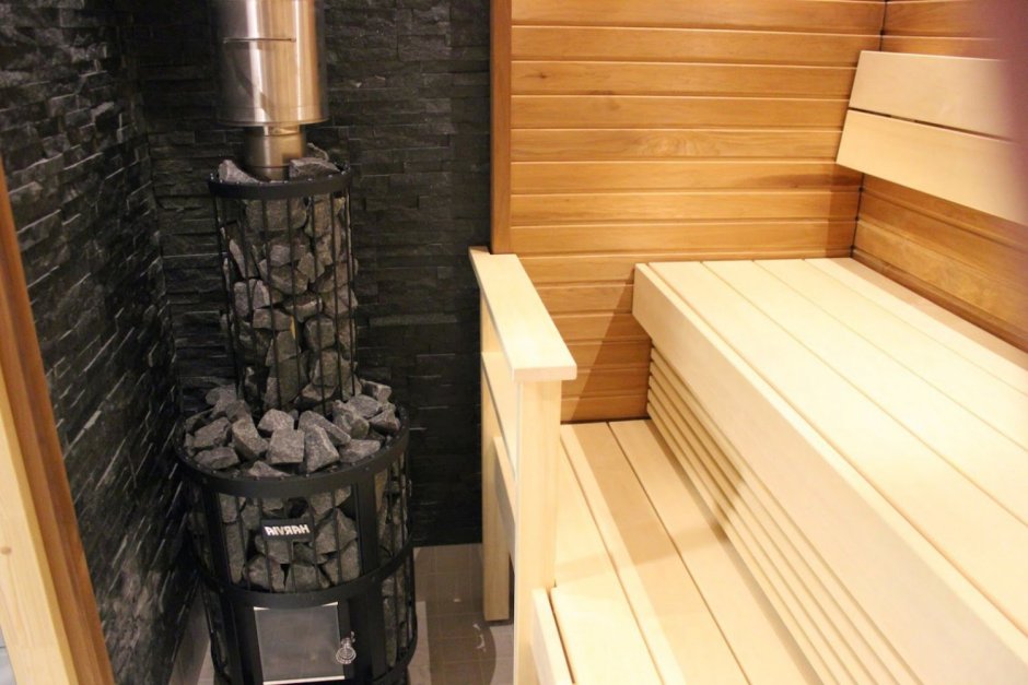 Монтаж печи харвия 240 в бане