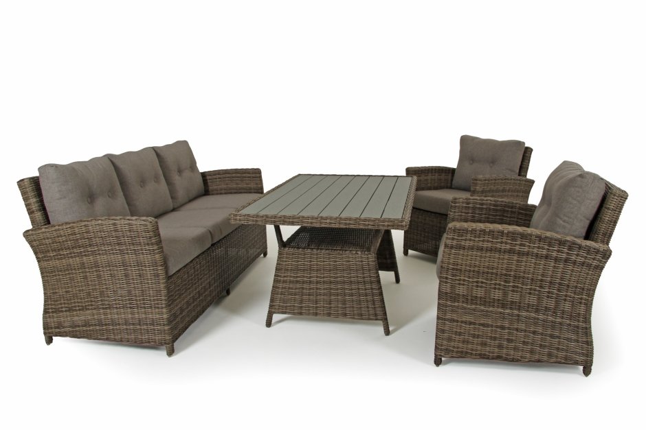 Комод садовый Vermont искусственный ротанг 55.5x100x99