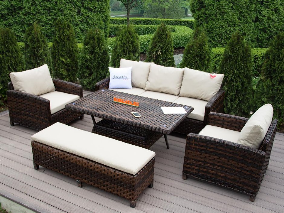 Комплект мебели из искусственного ротанга Florance