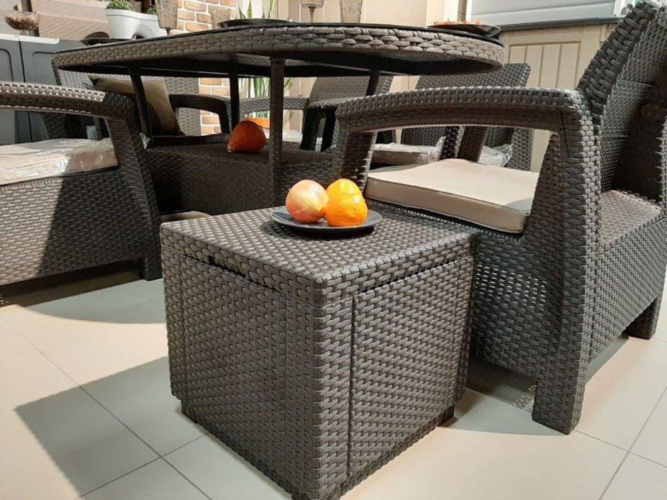 Хофф Садовая мебель из искусственного ротанга