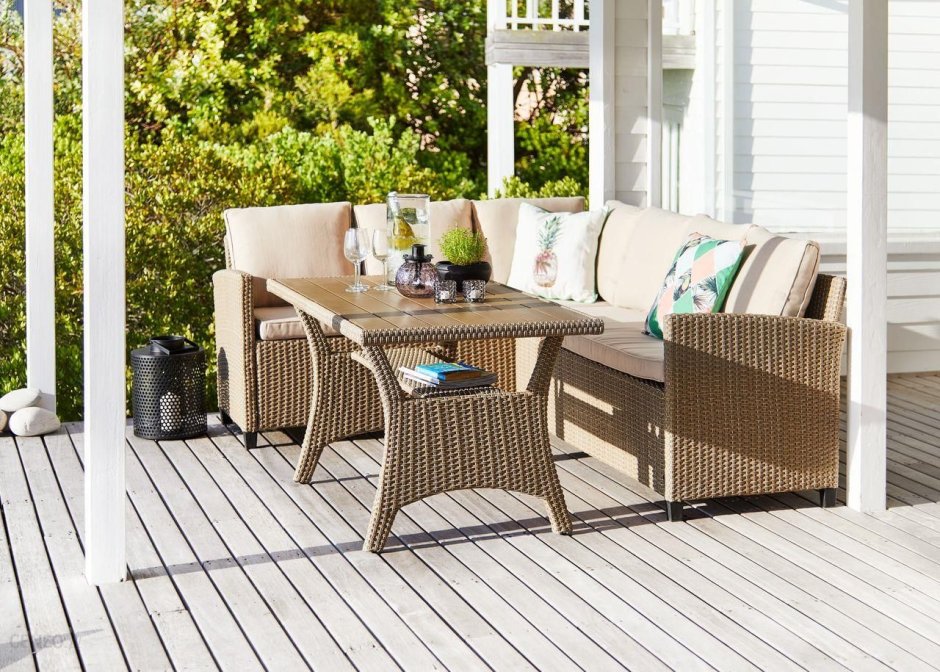 Пластика под ротанг комплект мебели Yalta weekend