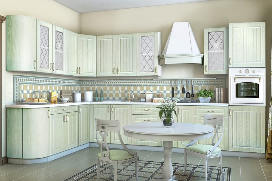 Кухня Прованс Диал ясень патина