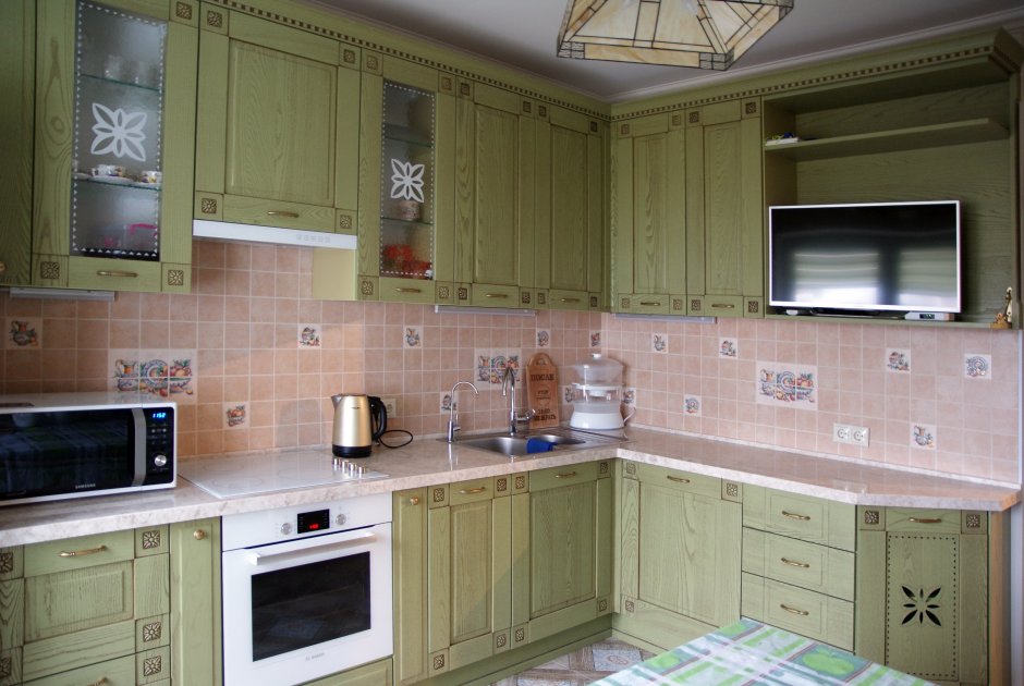 Флореале Верде кухня зеленая