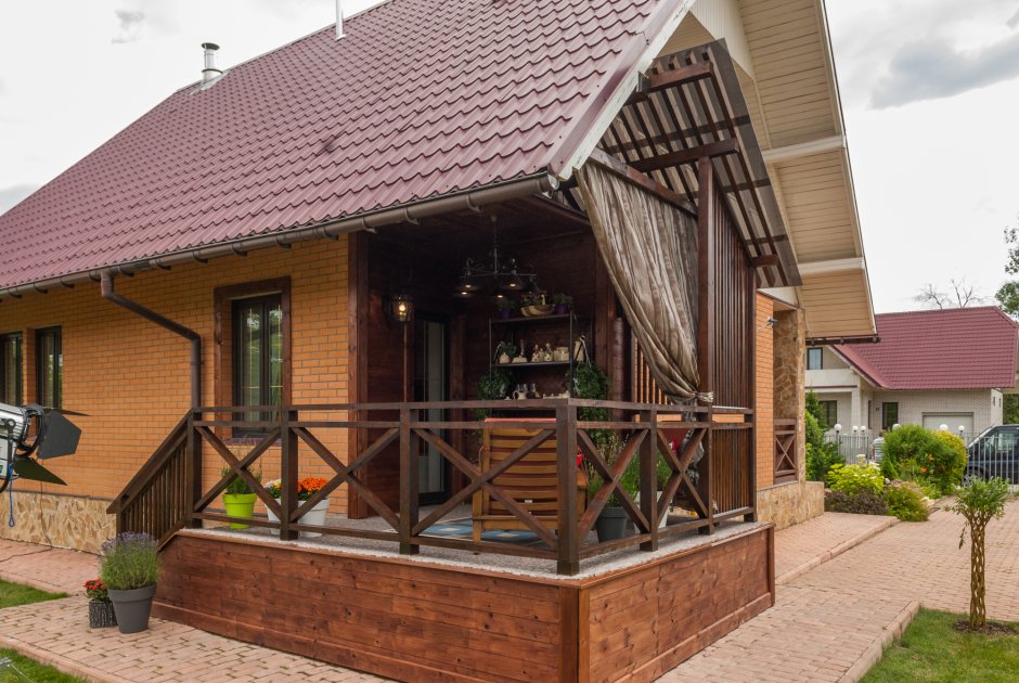 Фазенда "веранда в стиле Шале"