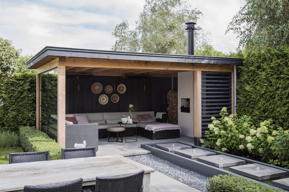 Беседка в современном стиле