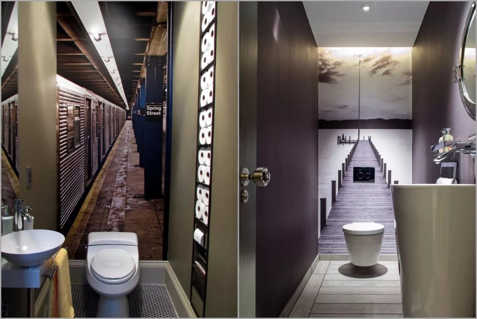 Стильный туалет