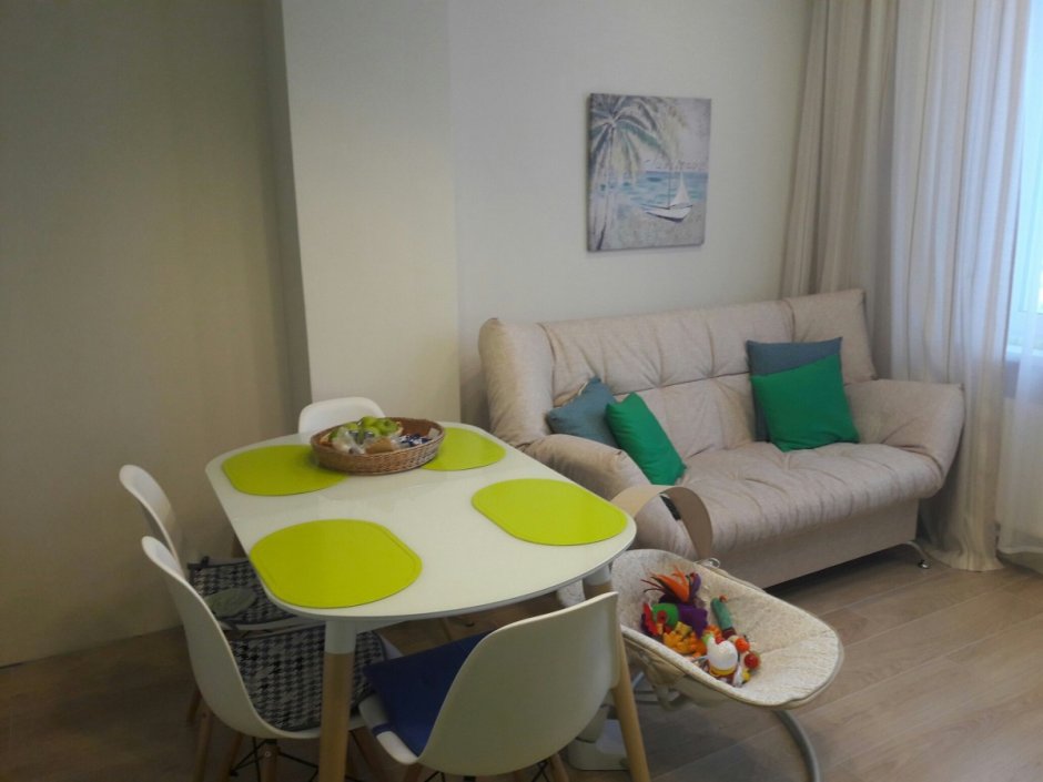 Кухонный диван Триумф зеленый