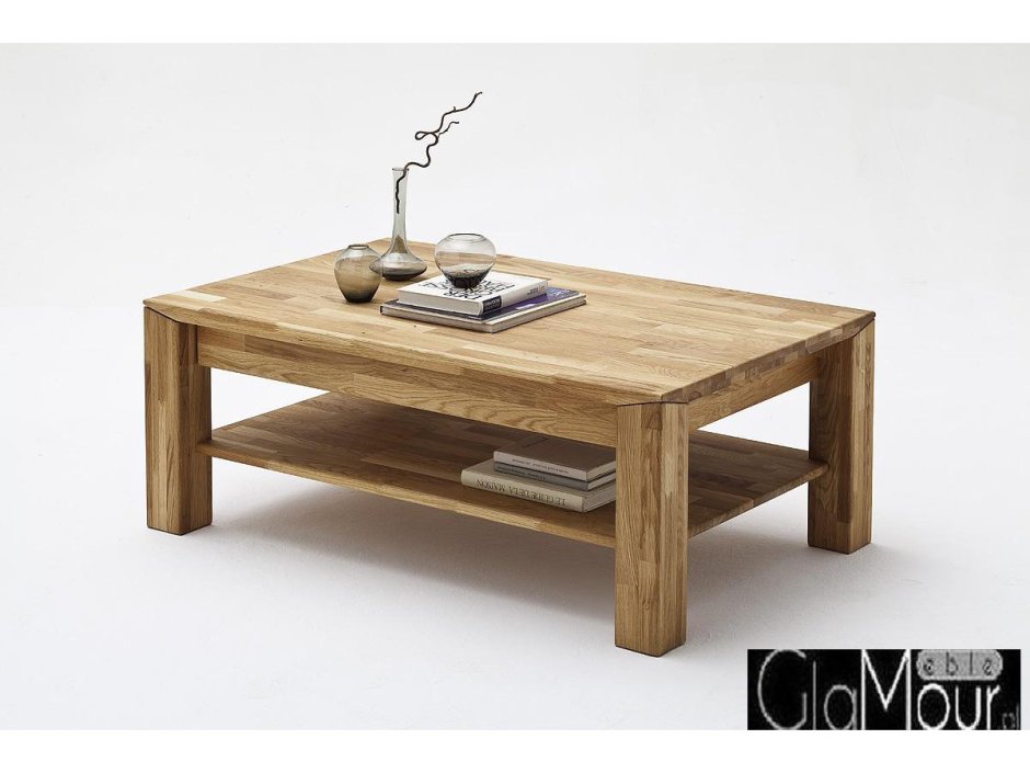 Деревянный журнальный стол Mesa de Centro