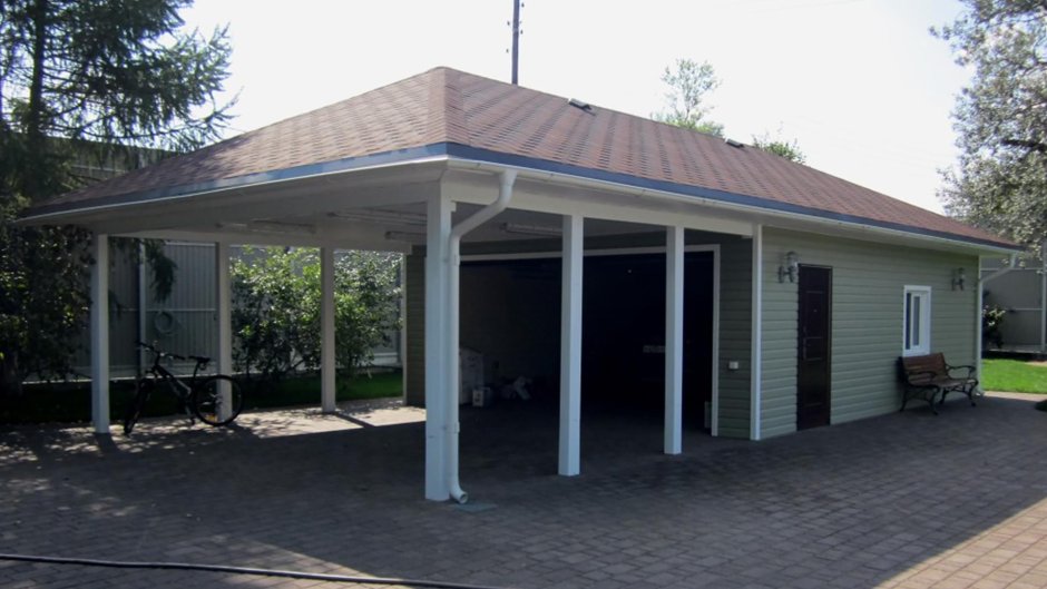 Навес вальма