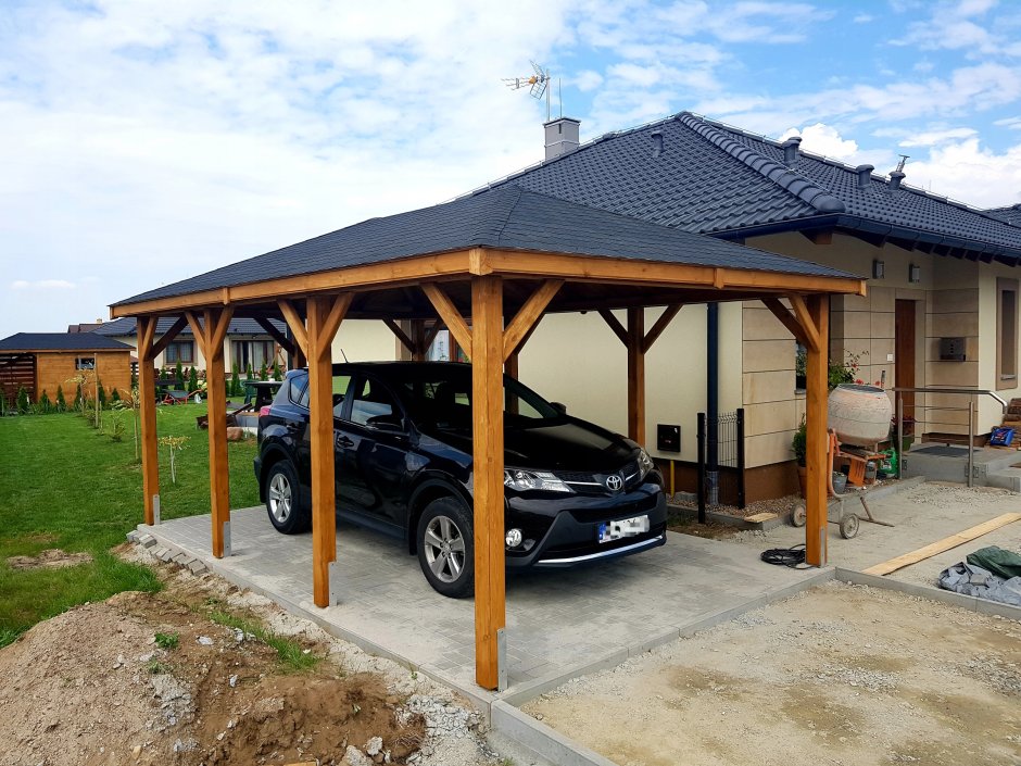 Навес на 1 машину CP-4060 Norgeshus