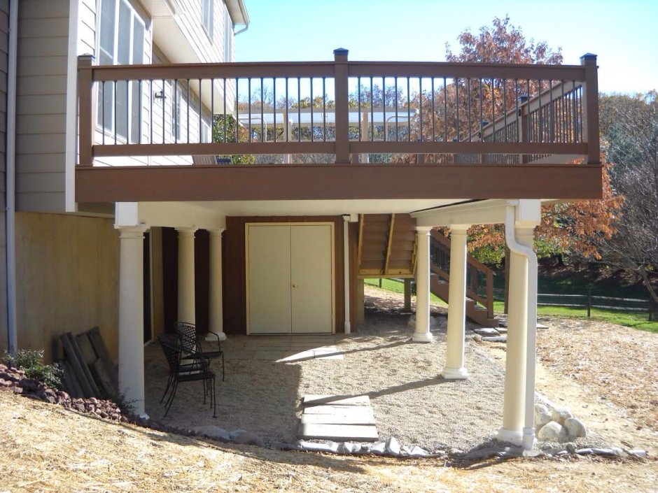 Зона барбекю плитняком