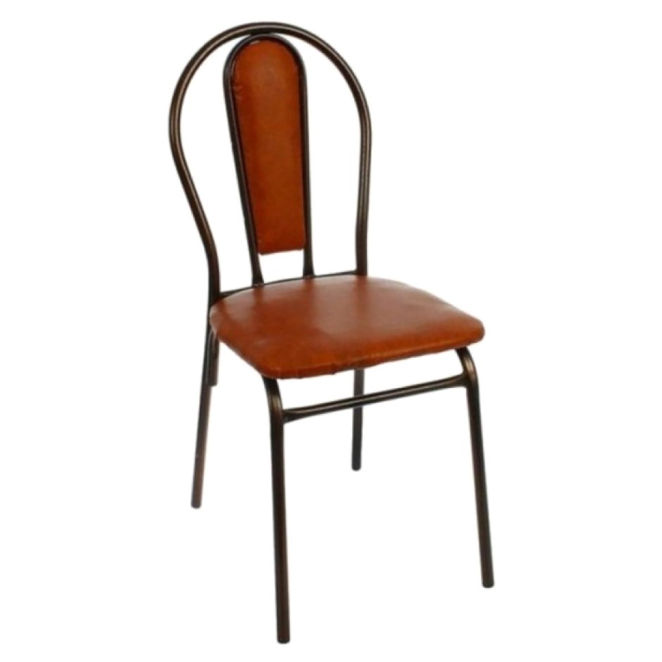 Стул модуль Венский 494 ваниль с каркасом антик медь