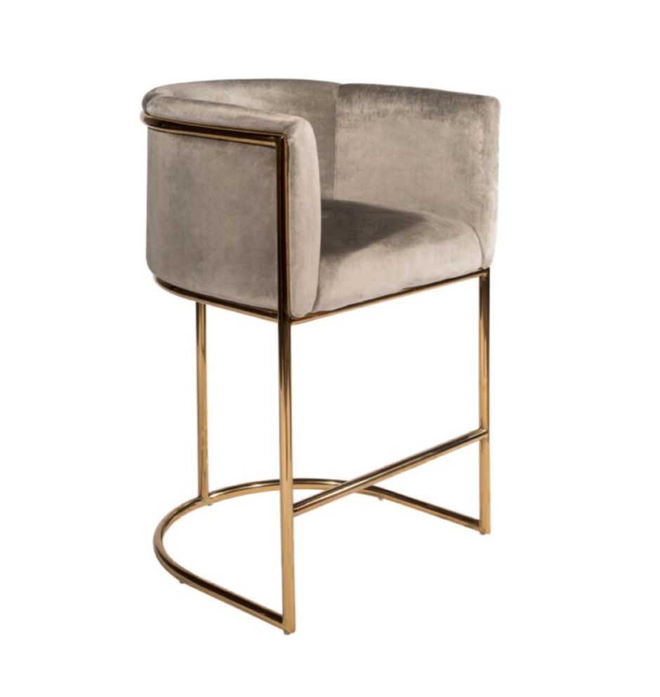 Барные стулья с золотыми ножками