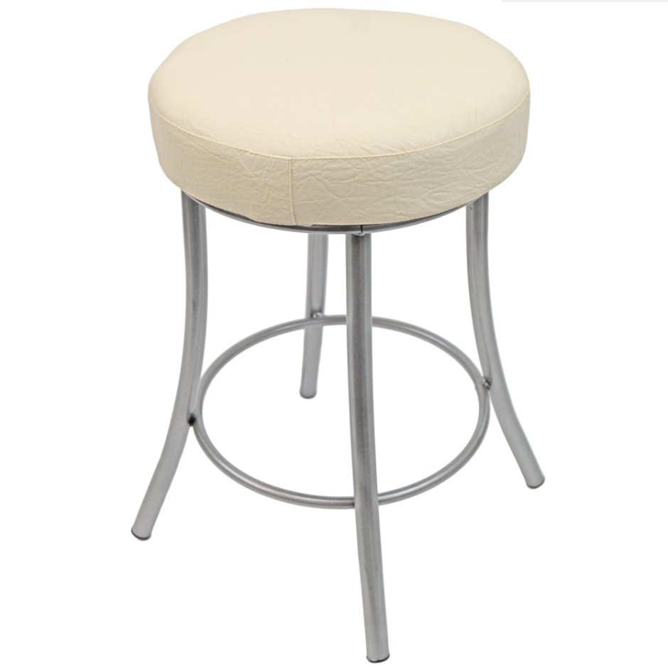 Табурет металлический мягкий пуф усиленный 1525