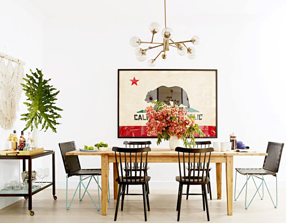 Панно над обеденным столом