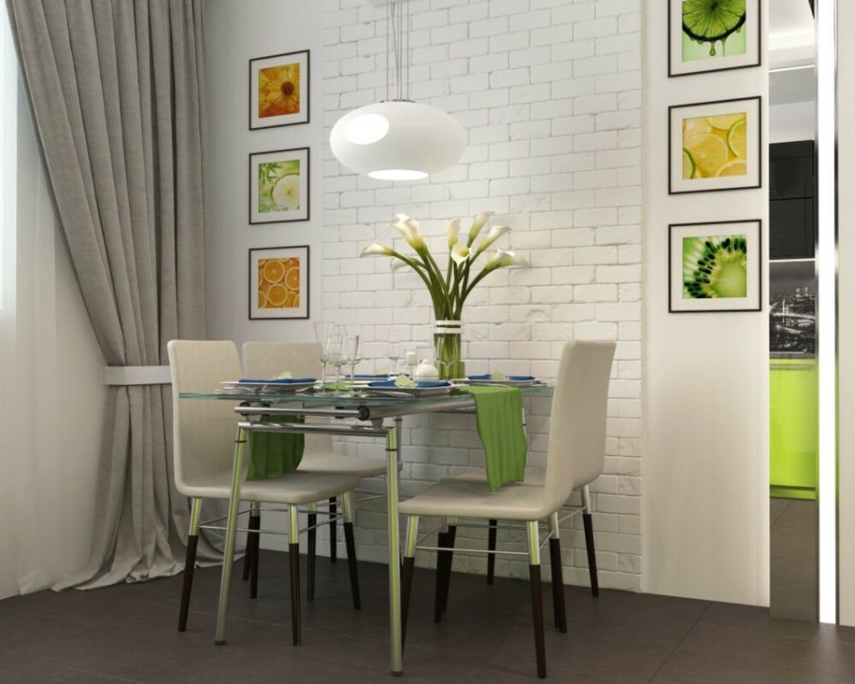 Вышивка в интерьере кухни