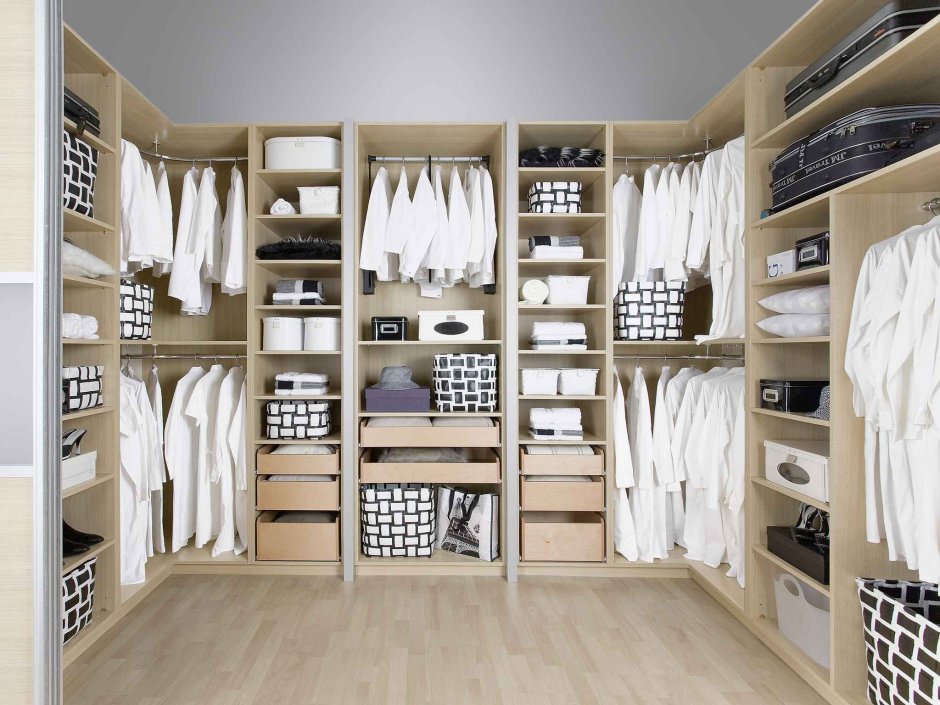 Интерьер гардеробной