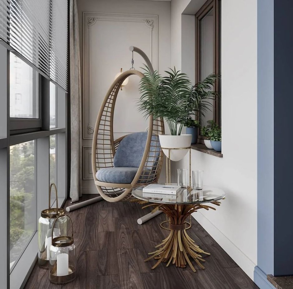 Планировка маленького балкона